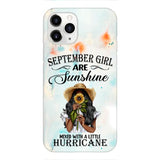 PERSONALIZED SEPTEMBER GIRL PHONE CASE PRINTED JUL-DT09
