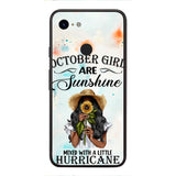 PERSONALIZED OCTOBER GIRL PHONE CASE PRINTED JUL-DT09