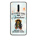 PERSONALIZED OCTOBER GIRL PHONE CASE PRINTED JUL-DT09