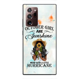 PERSONALIZED OCTOBER GIRL PHONE CASE PRINTED JUL-DT09