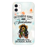 PERSONALIZED OCTOBER GIRL PHONE CASE PRINTED JUL-DT09