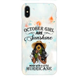 PERSONALIZED OCTOBER GIRL PHONE CASE PRINTED JUL-DT09