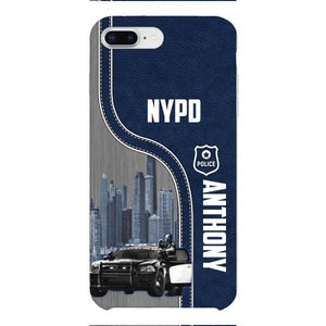 POLICE PERSONALIZED PHONE CASE 3D PRINTED TPM