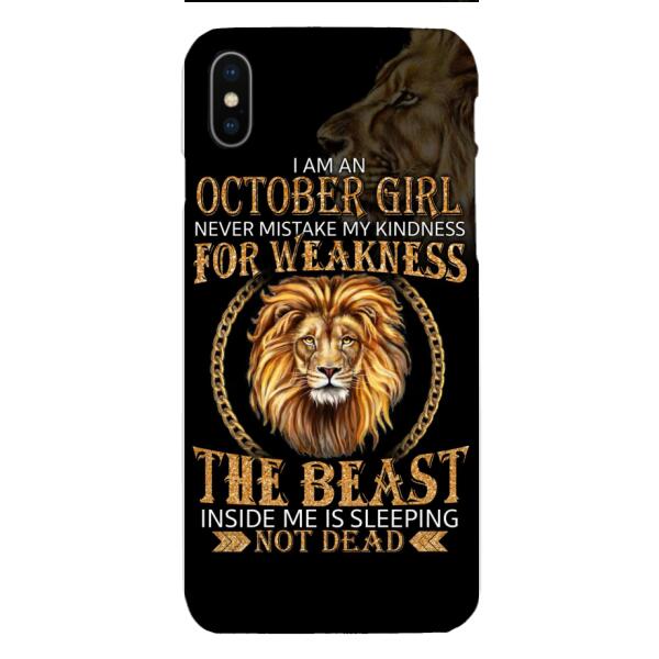 Personalized October Girl Phone Case AUG-MQ05