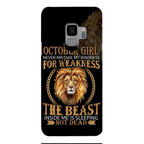 Personalized October Girl Phone Case AUG-MQ05
