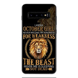 Personalized October Girl Phone Case AUG-MQ05