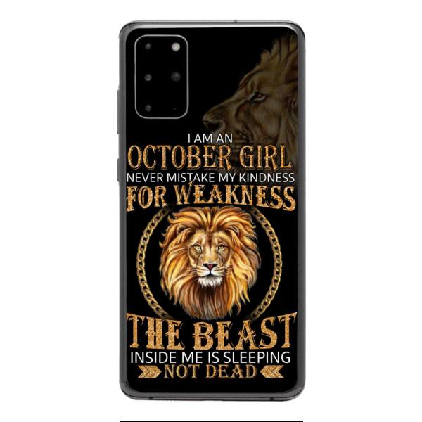 Personalized October Girl Phone Case AUG-MQ05