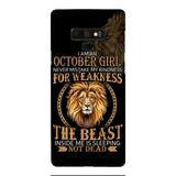 Personalized October Girl Phone Case AUG-MQ05