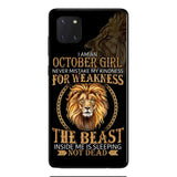 Personalized October Girl Phone Case AUG-MQ05