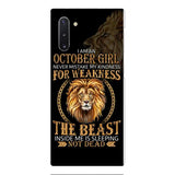 Personalized October Girl Phone Case AUG-MQ05