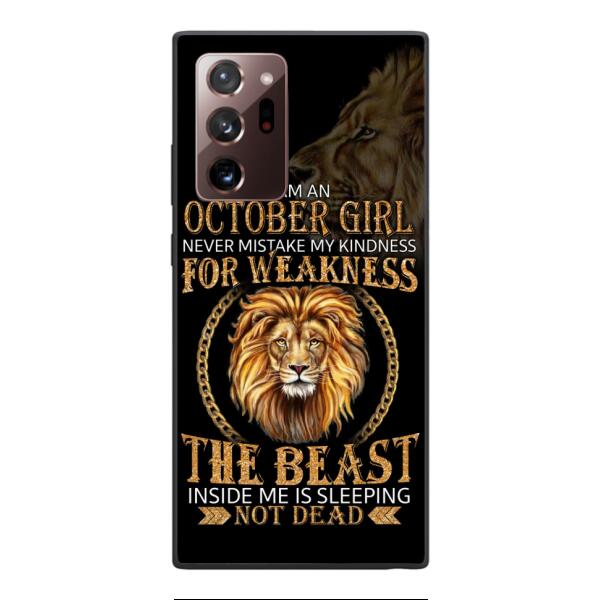 Personalized October Girl Phone Case AUG-MQ05