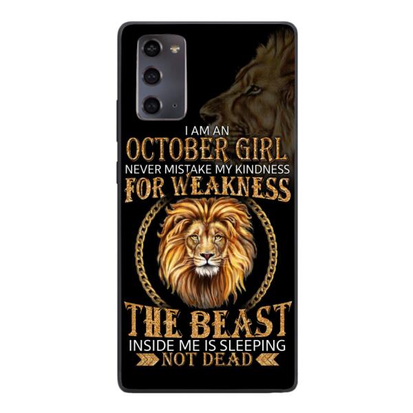 Personalized October Girl Phone Case AUG-MQ05