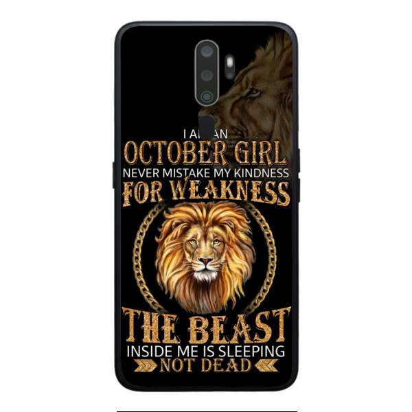Personalized October Girl Phone Case AUG-MQ05