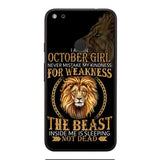 Personalized October Girl Phone Case AUG-MQ05