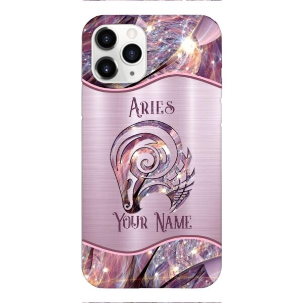 Personalized Aries Astrology Phone Case Printed SEP-DT11