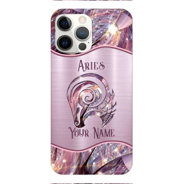 Personalized Aries Astrology Phone Case Printed SEP-DT11