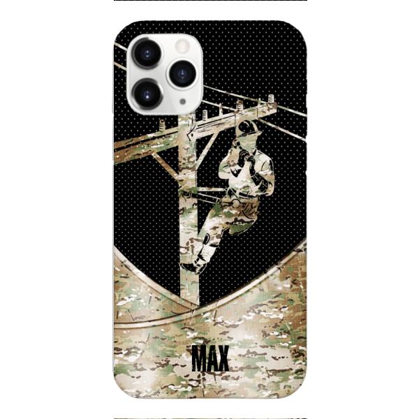 Personalized Lineman Phone Case SEP-HQ25