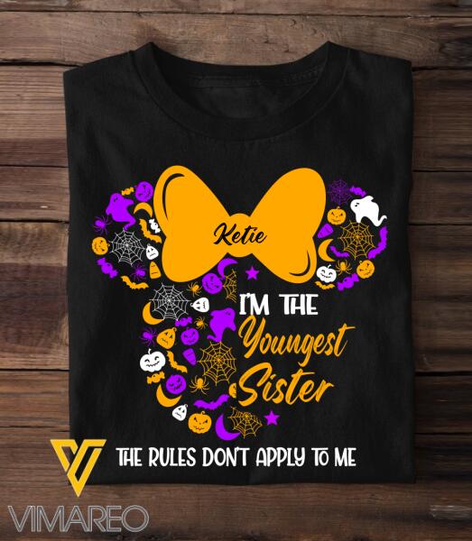 Personalized I'm The Sister Tshirt Printed SEP-DT27