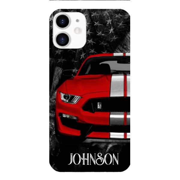 PERSONALIZED MUSTANG PHONECASE 3D PRINTED