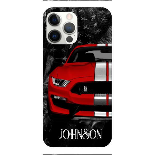 PERSONALIZED MUSTANG PHONECASE 3D PRINTED