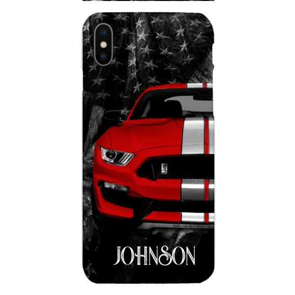 PERSONALIZED MUSTANG PHONECASE 3D PRINTED