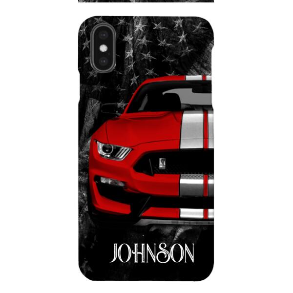 PERSONALIZED MUSTANG PHONECASE 3D PRINTED