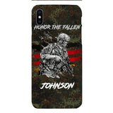 PERSONALIZED GERMAN VETERAN/SOLDIER PHONECASE 3D PRINTED