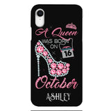 Personalized October Queen Phone Case OCT-DT06