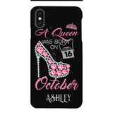 Personalized October Queen Phone Case OCT-DT06