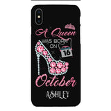 Personalized October Queen Phone Case OCT-DT06