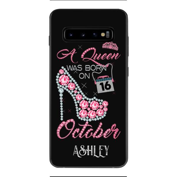 Personalized October Queen Phone Case OCT-DT06