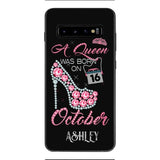 Personalized October Queen Phone Case OCT-DT06