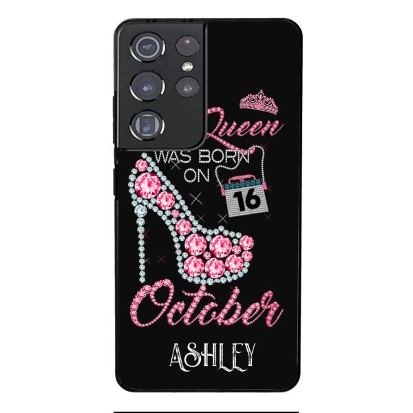 Personalized October Queen Phone Case OCT-DT06