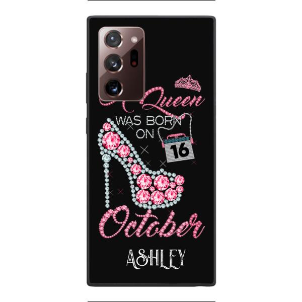 Personalized October Queen Phone Case OCT-DT06
