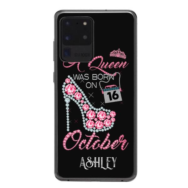 Personalized October Queen Phone Case OCT-DT06