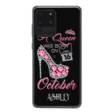 Personalized October Queen Phone Case OCT-DT06
