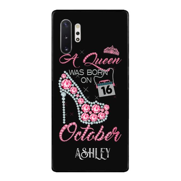 Personalized October Queen Phone Case OCT-DT06