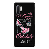 Personalized October Queen Phone Case OCT-DT06