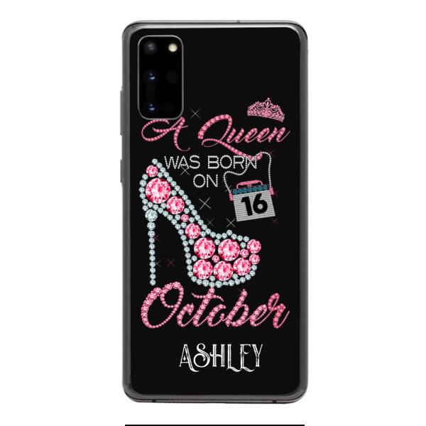 Personalized October Queen Phone Case OCT-DT06