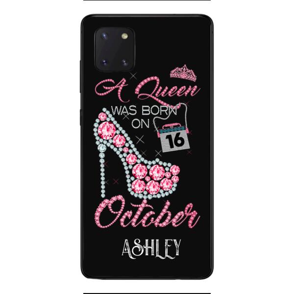 Personalized October Queen Phone Case OCT-DT06