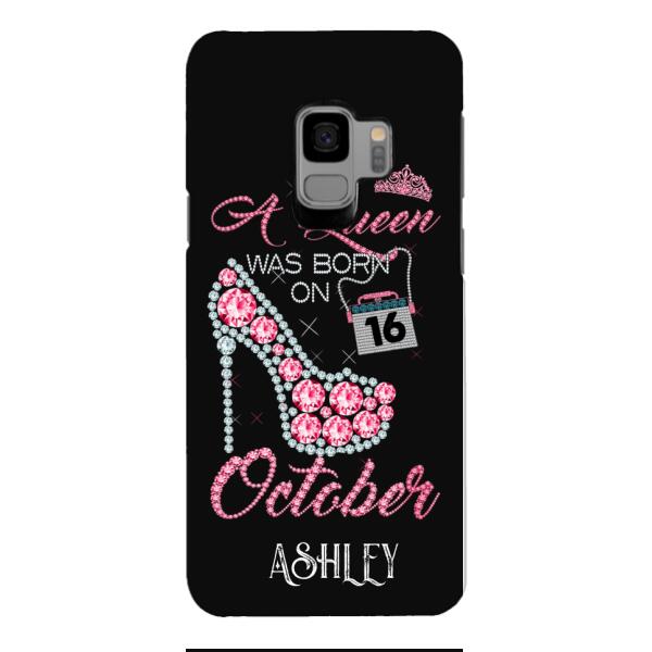 Personalized October Queen Phone Case OCT-DT06