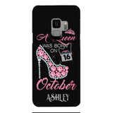 Personalized October Queen Phone Case OCT-DT06
