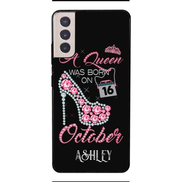 Personalized October Queen Phone Case OCT-DT06