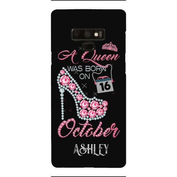 Personalized October Queen Phone Case OCT-DT06