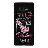 Personalized October Queen Phone Case OCT-DT06