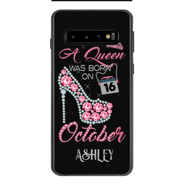 Personalized October Queen Phone Case OCT-DT06