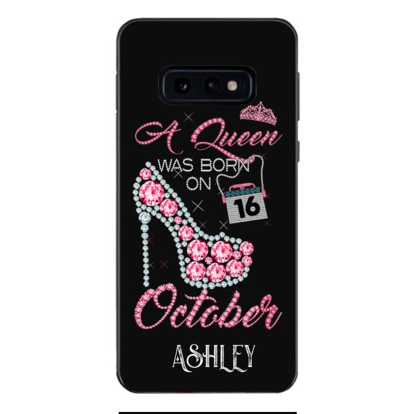 Personalized October Queen Phone Case OCT-DT06