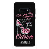 Personalized October Queen Phone Case OCT-DT06