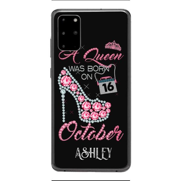 Personalized October Queen Phone Case OCT-DT06