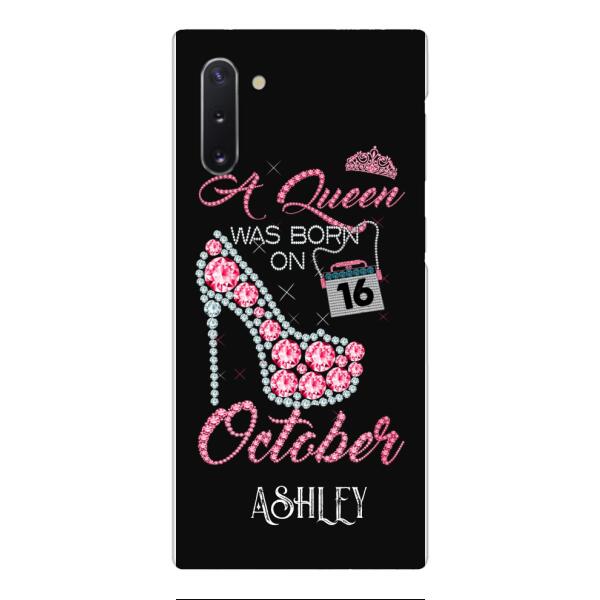 Personalized October Queen Phone Case OCT-DT06